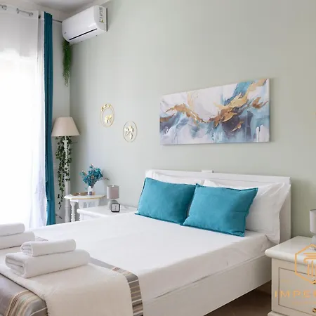 Lägenhet Imperium Aquaeductus - 5 Min Metro, 8 Pax, 4 Bdrm, 2 Baths, A-c, Park View