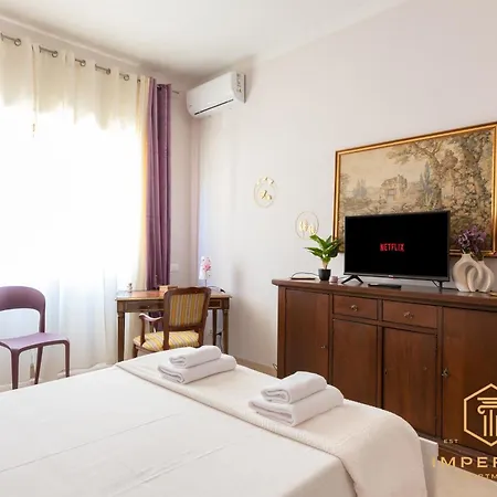 Imperium Aquaeductus - 5 Min Metro, 8 Pax, 4 Bdrm, 2 Baths, A-c, Park View Lägenhet *